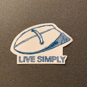 Patagonia Live Simply Handplane sticker